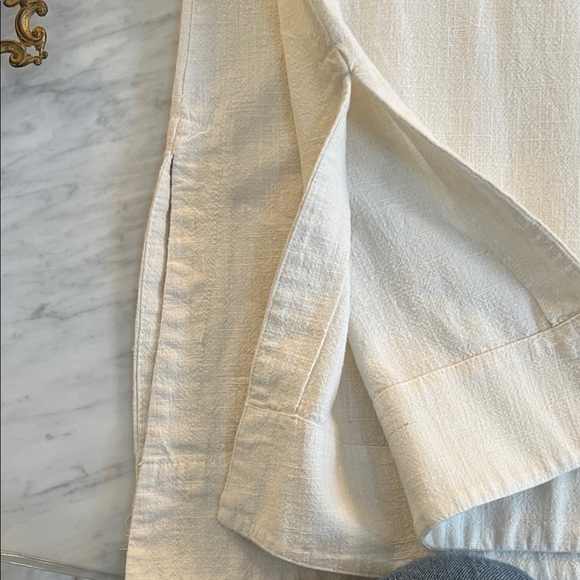 Anthropologie Linen Blend Cape Cod Sleeveless Jumpsuit with Belt - Picture 11 of 15